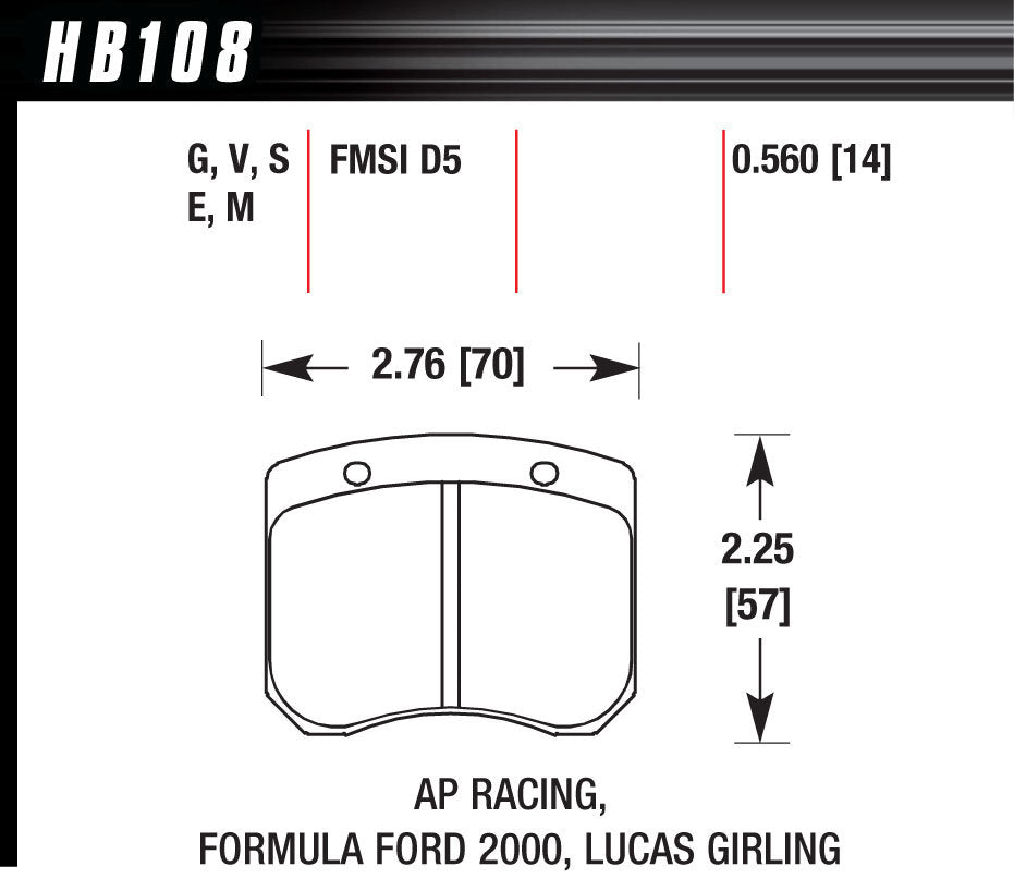 BRAKE PADS RACE BLUE