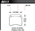 BRAKE PADS RACE BLUE