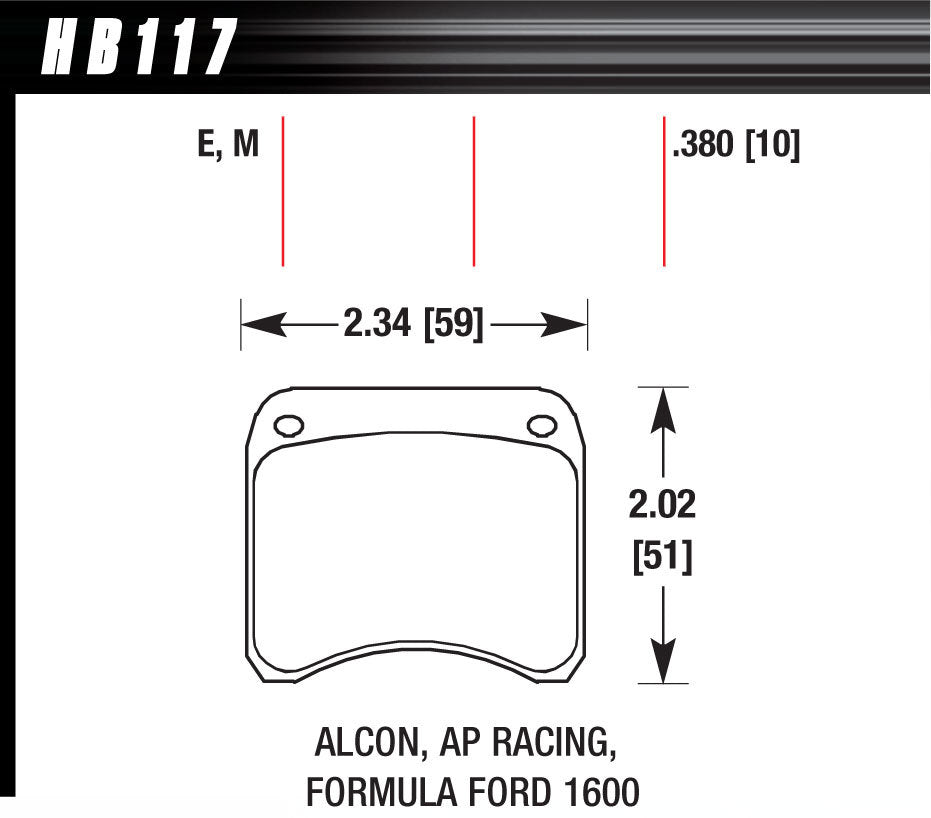 BRAKE PADS RACE BLUE