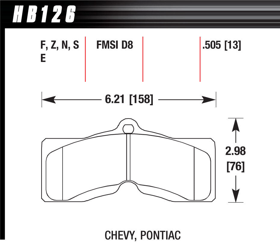 HPS BRAKE PADS