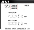 BRAKE PADS RACE DTC70