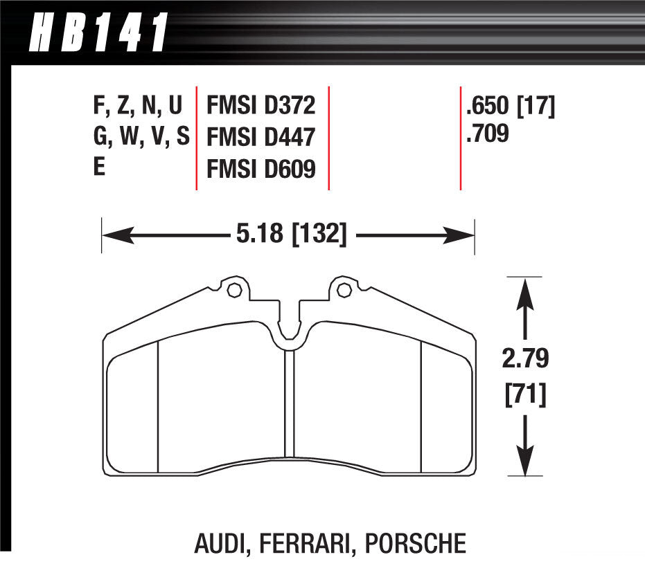 BRAKE PADS DTC-60