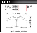 BRAKE PADS RACE DTC70
