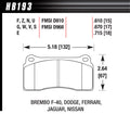 BRAKE PADS STREET HPS