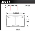 BRAKE PADS STREET HP PLUS