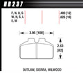 BRAKE PADS - BLACK