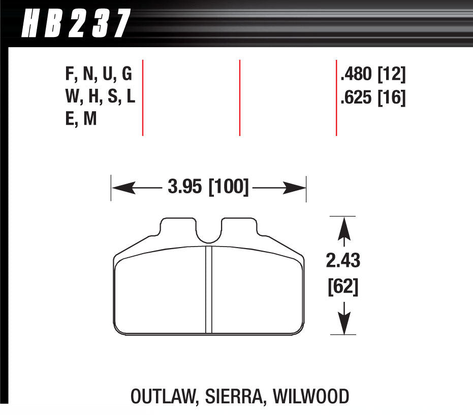 BRAKE PADS - BLACK