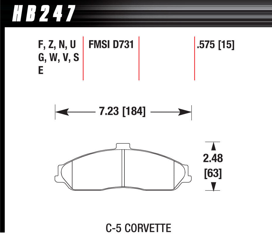 HPS BRAKE PADS