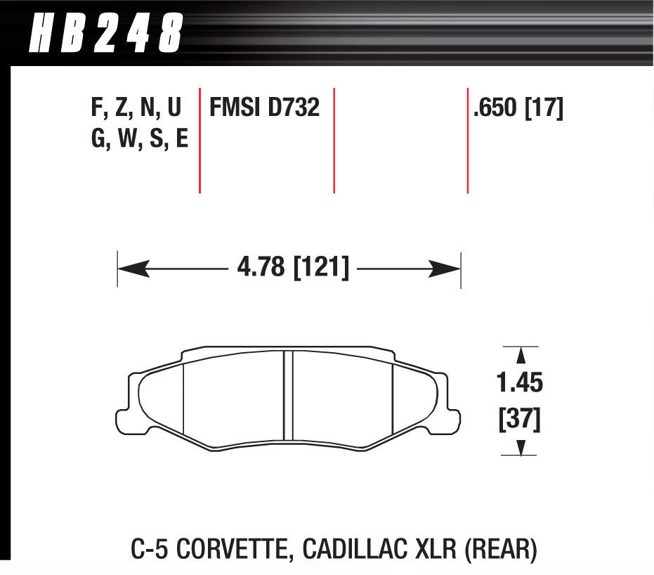HP PLUS BRAKE PADS
