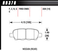 REAR BRAKE PADS