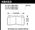 HP STREET 5.0 BRAKE PAD REAR