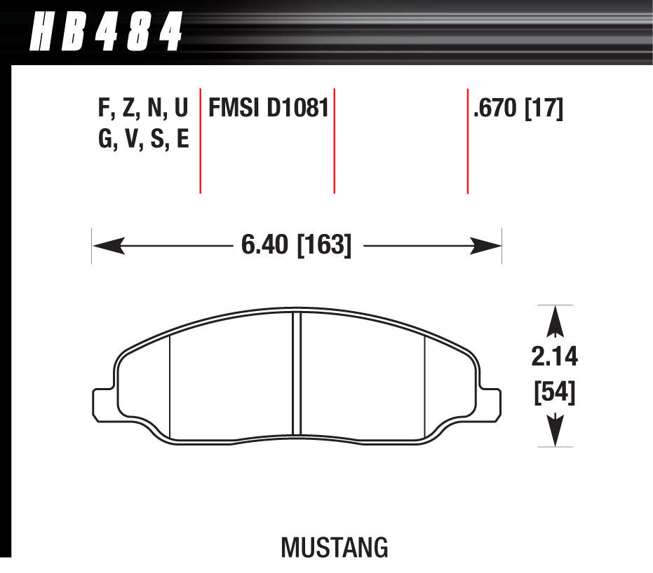 BRAKE PADS STREET HPS