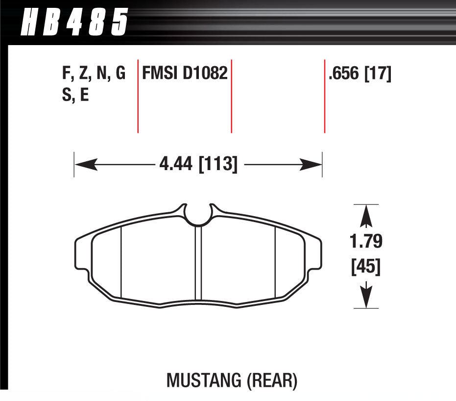 BRAKE PADS STREET HPS