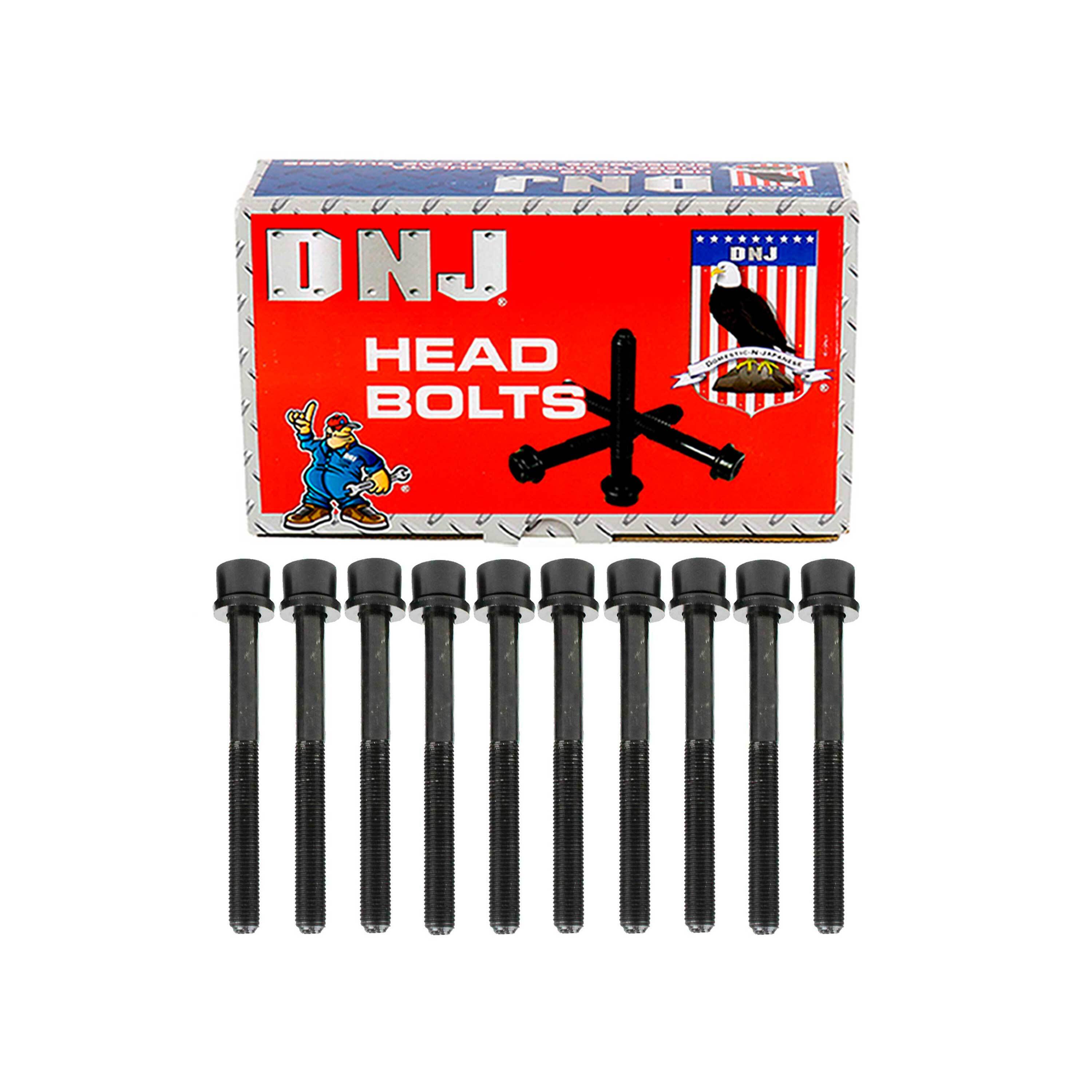 Cylinder Head Bolt Set 1998-2008 Daewoo,Isuzu,Suzuki 2.0L-2.2L
