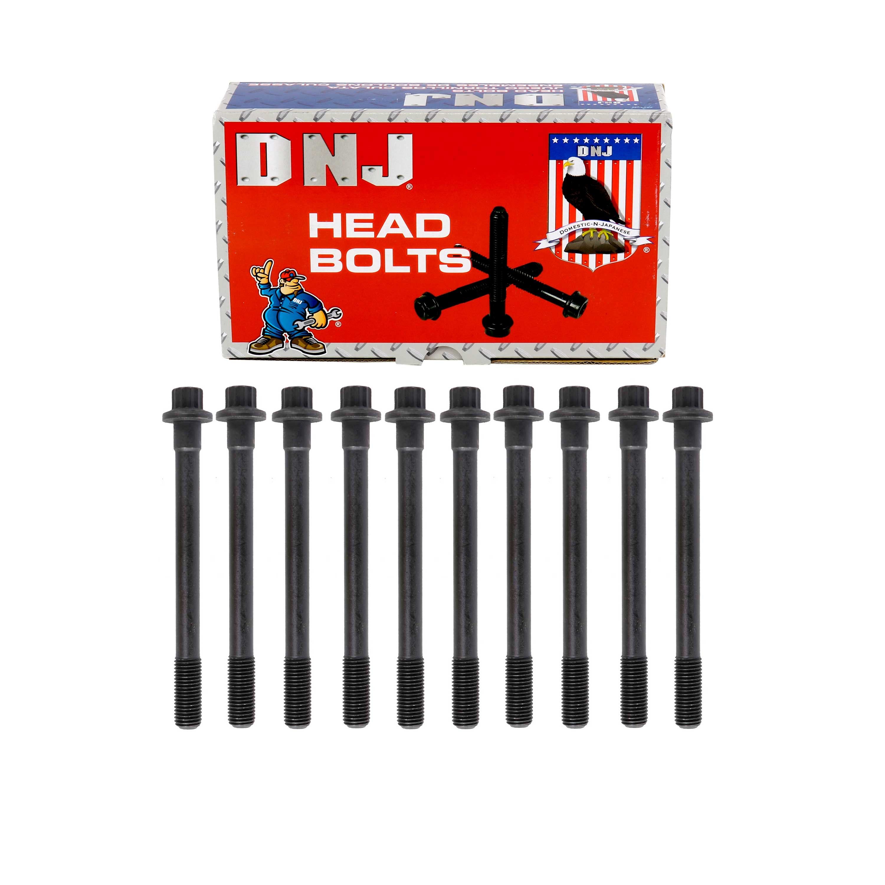 Cylinder Head Bolt Set 1988-1997 Geo,Toyota 1.6L-1.8L