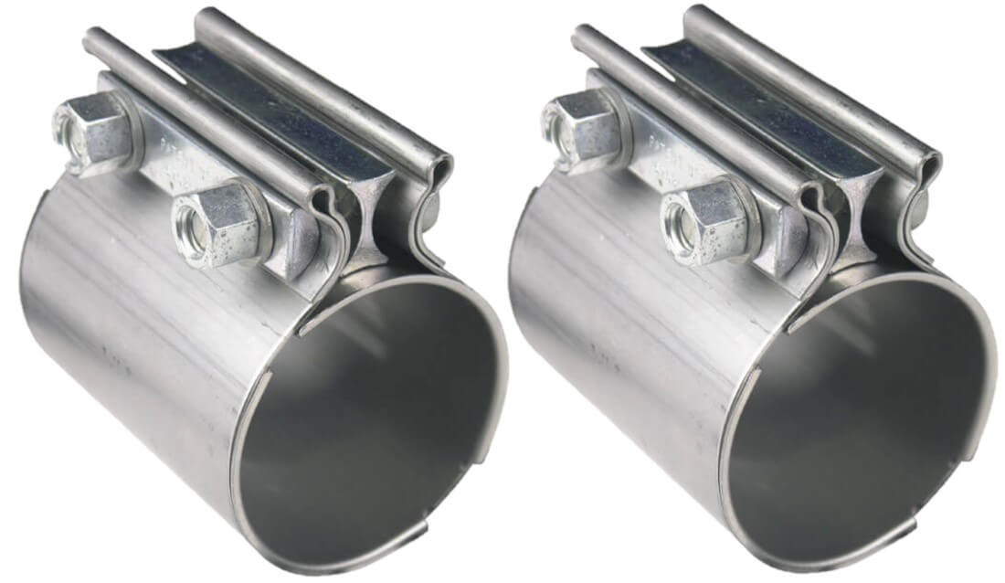 CLAMPS BAND SS 2.5 IN PAIR