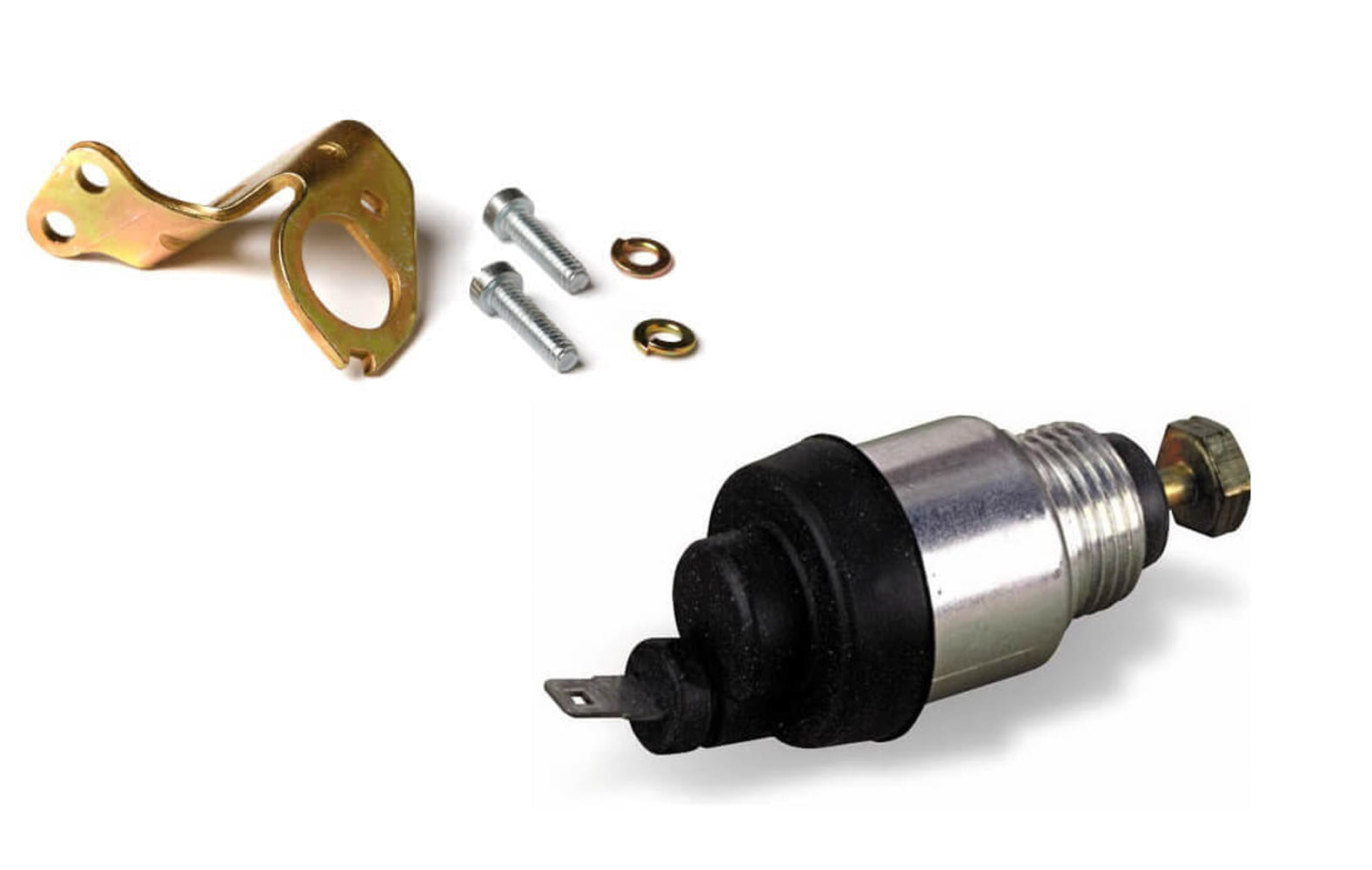 BRACKETS CARB SOLENOID SS KIT