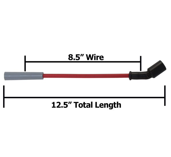 Red 8.5mm Spark Plug Wires – GM Truck & SUV 4.8/5.3/6.0/6.2L (99-13), Straight or 45° Boot
