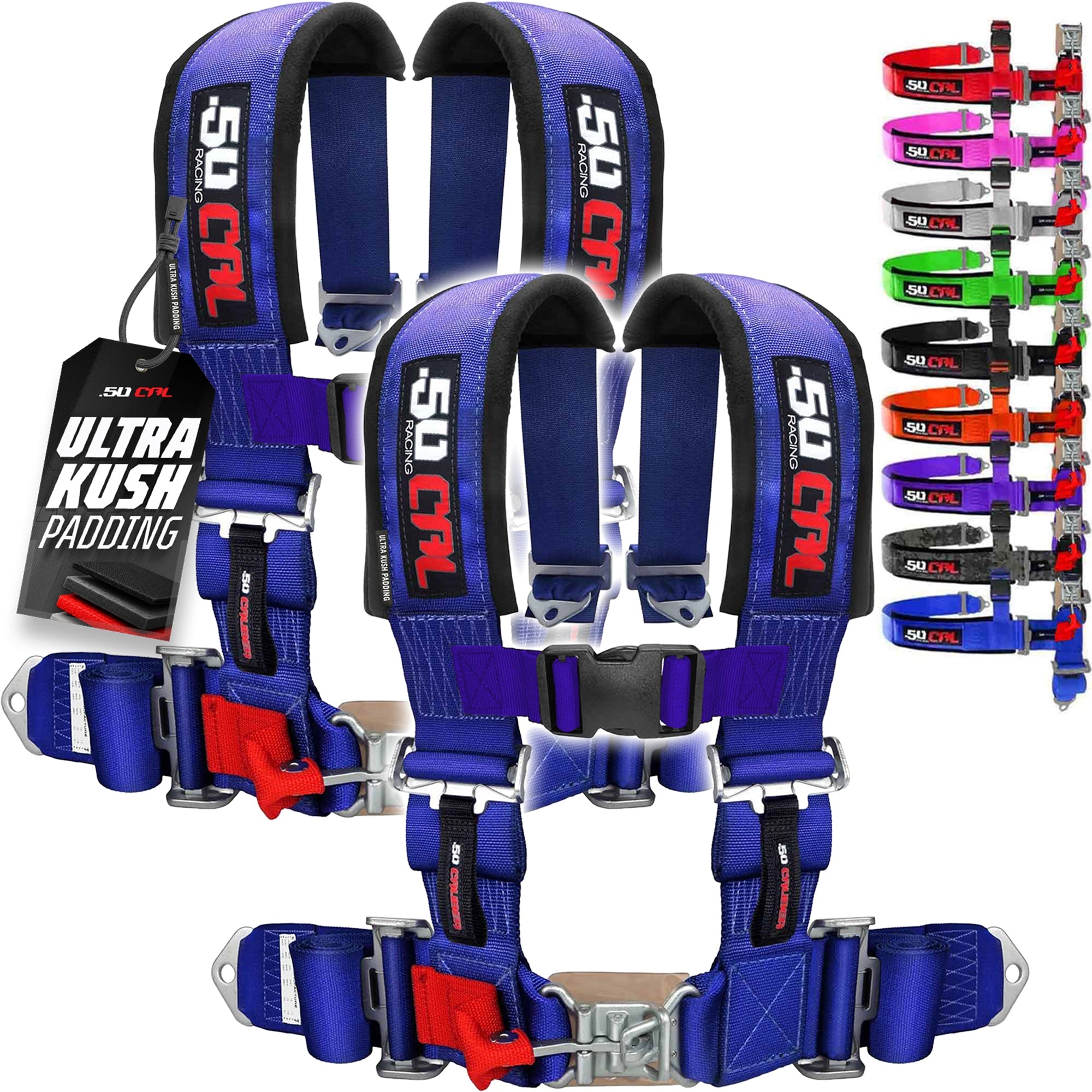 Pro Series 3" 4 point Latch Harness 50 Caliber Racing