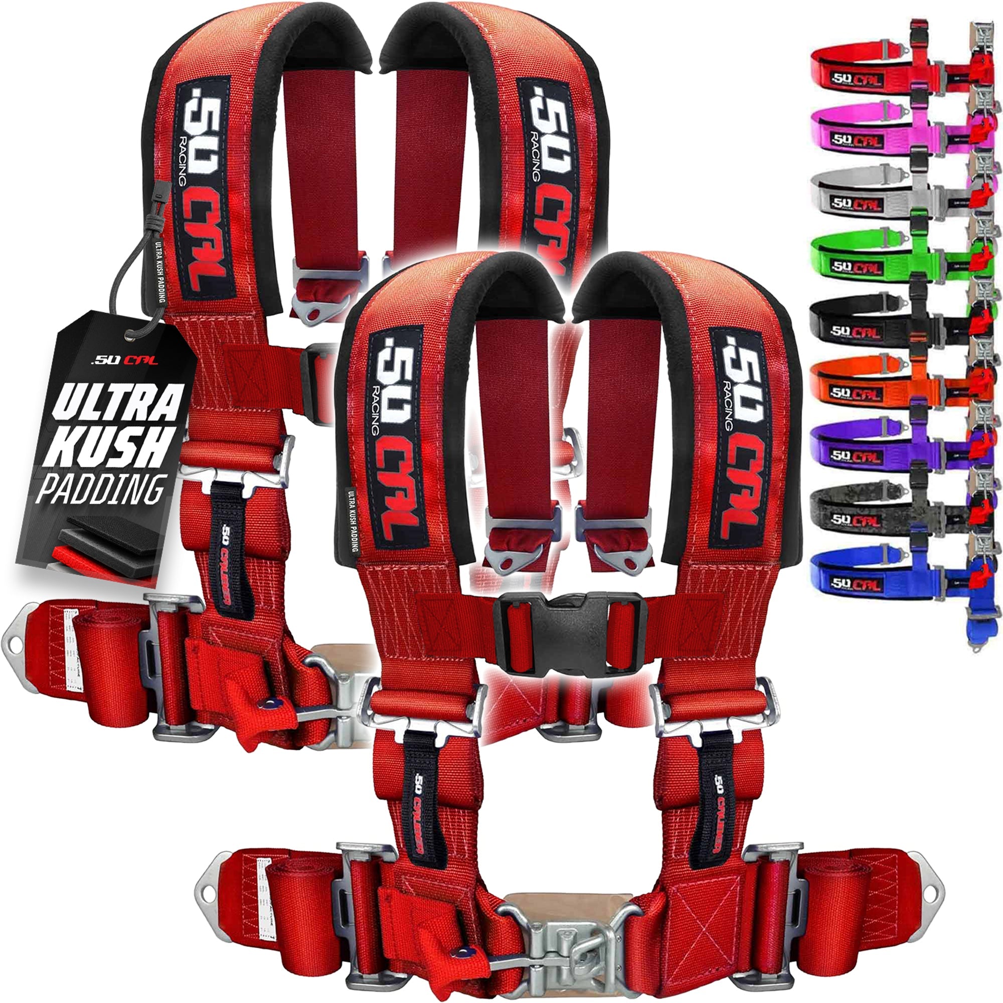 Pro Series 2" 4 point Latch Harness 50 Caliber Racing Harness