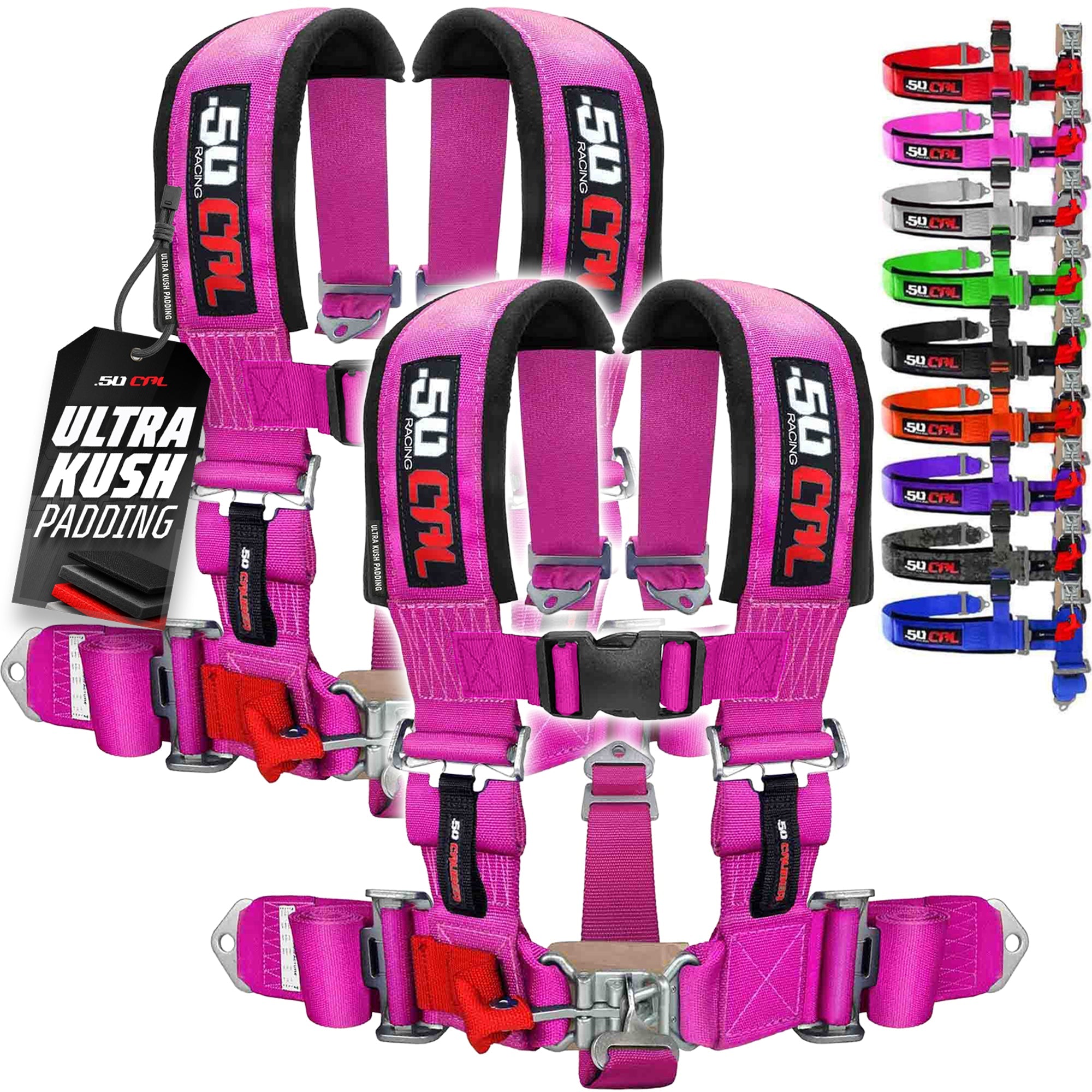 3" 5 point Pro Series Latch Harness 50 Caliber Racing Harness