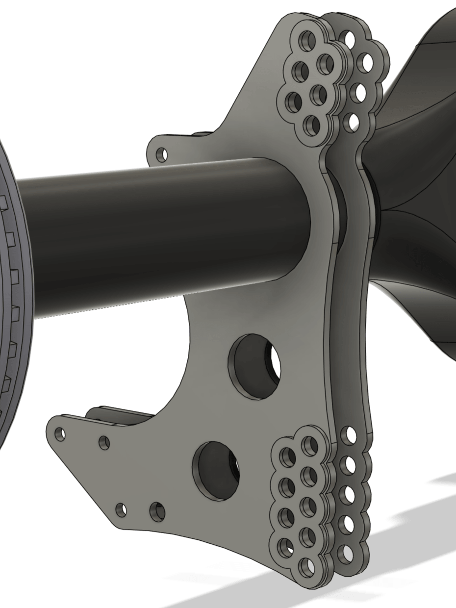 Chromoly 4-Link Housing Brackets w/Doublers