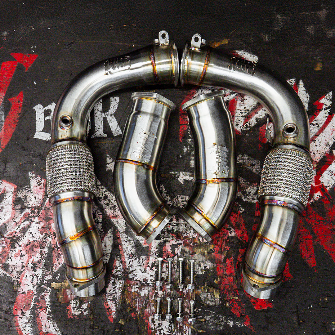 Rvng XL Flow Series 3.5” G9X/S68 M5 Race downpipes