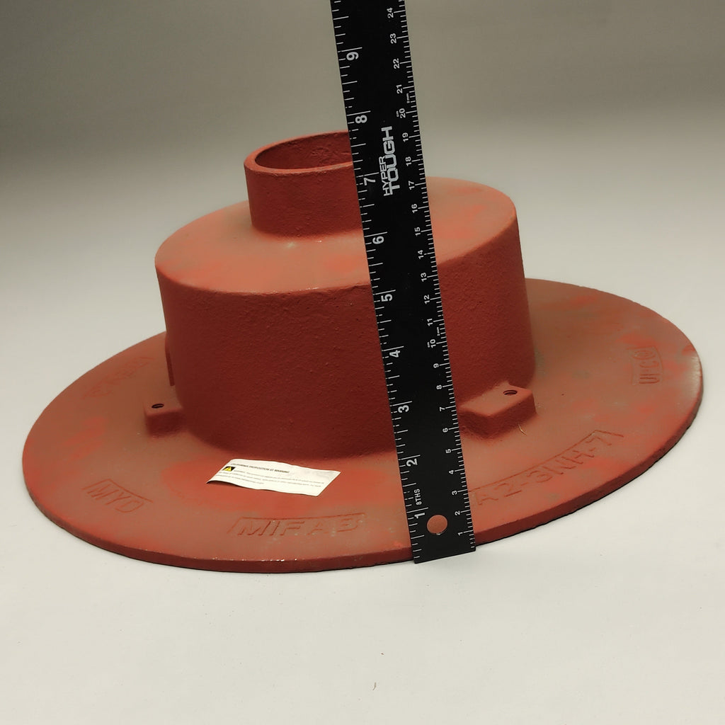 MIFAB A2 Body Lacquered Cast Iron 15" Dai. Drain Top Flange (New)