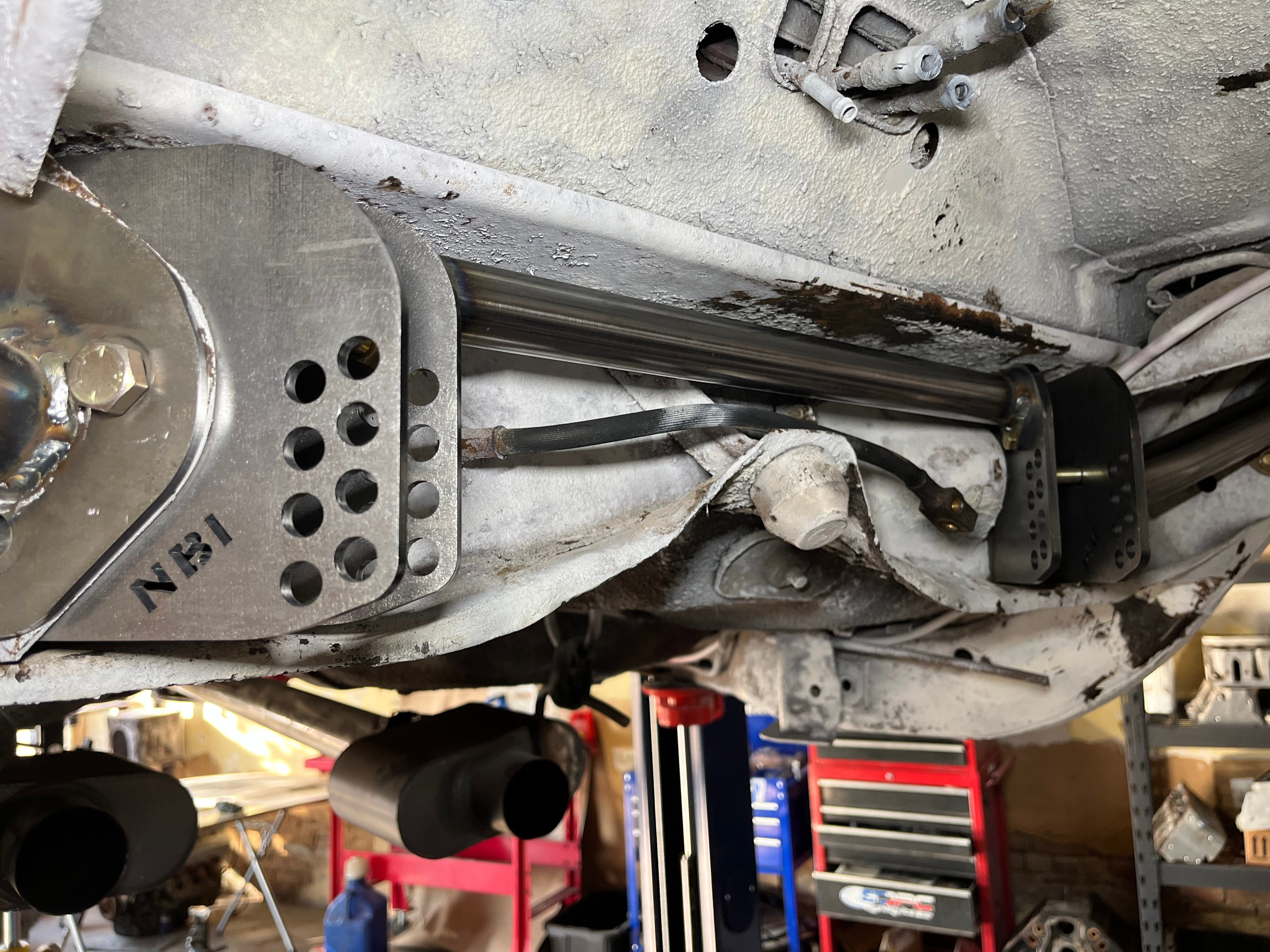 1971-72  Bolt In Adjustable Upper Torque Box Assembly