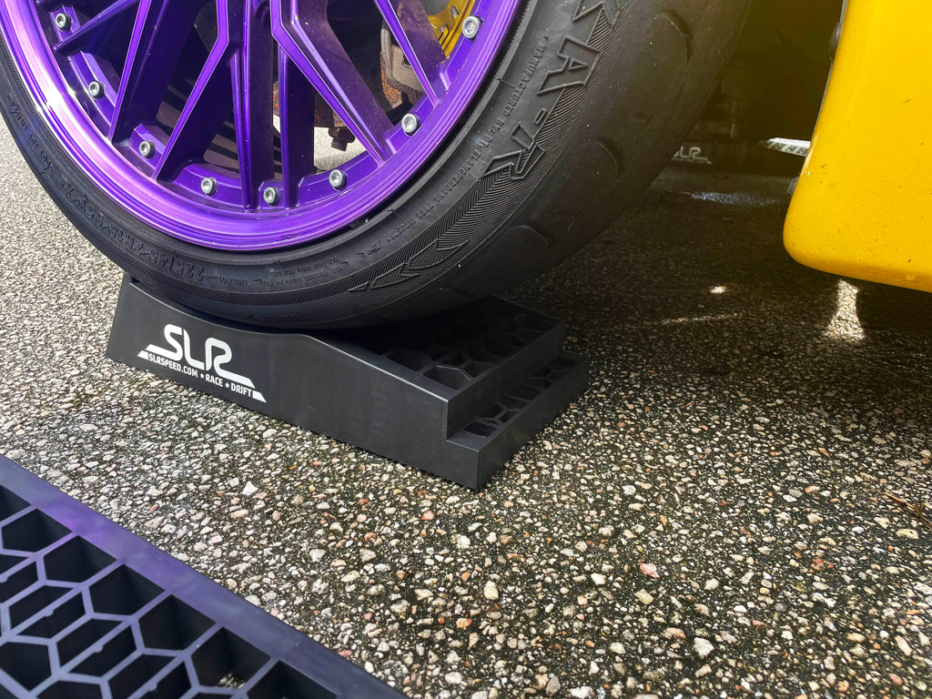 SLR Car Ramps for Low Cars - Split-Style for Easy Jacking