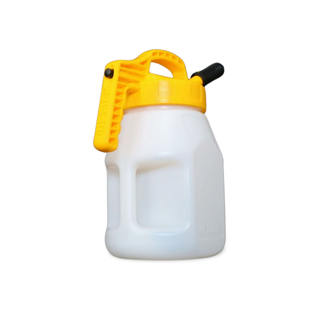 OilSafe |  Stretch Spout  | Controlled-Flow Oil Transfer Lid