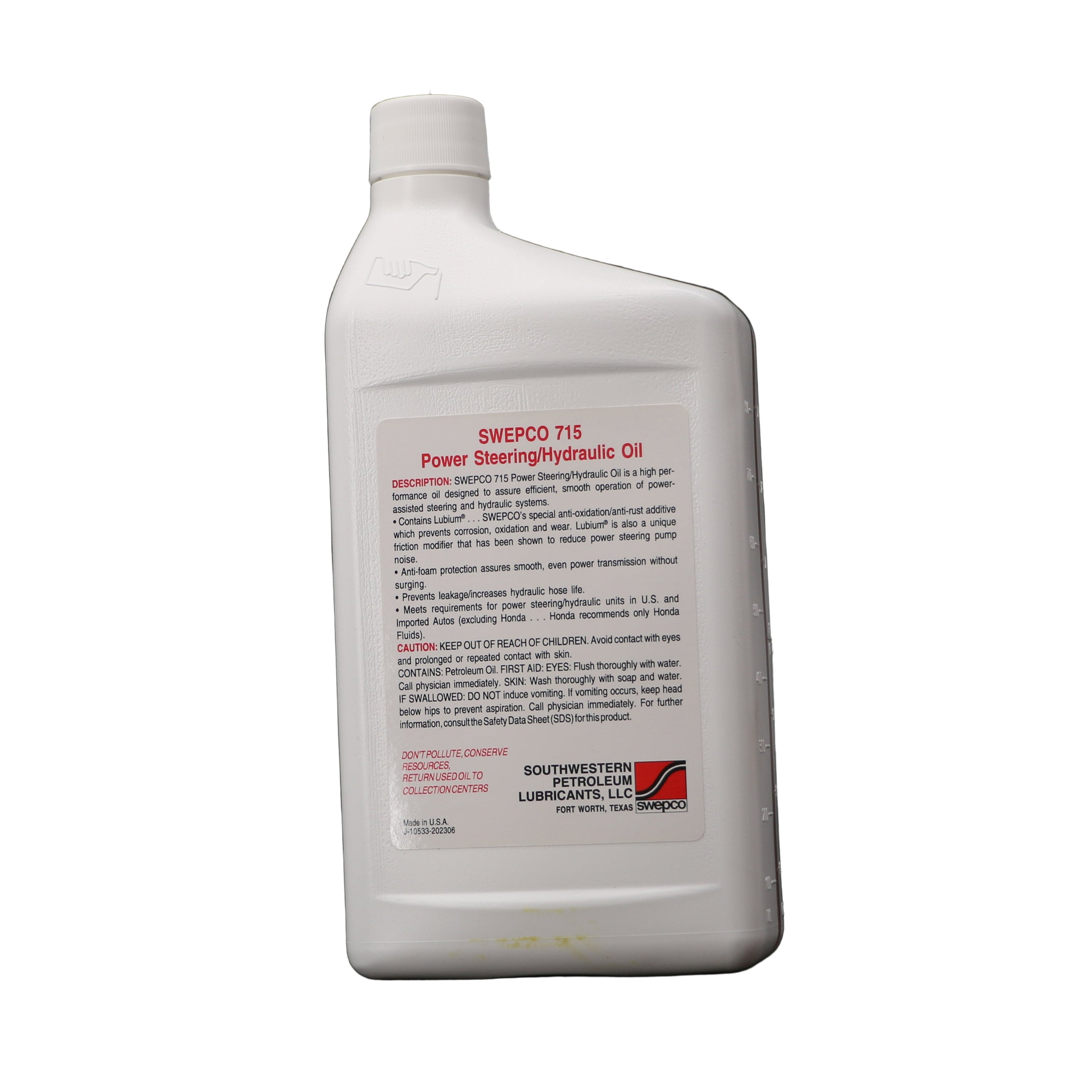 SWEPCO | 715 Power Steering Fluid | High-Performance