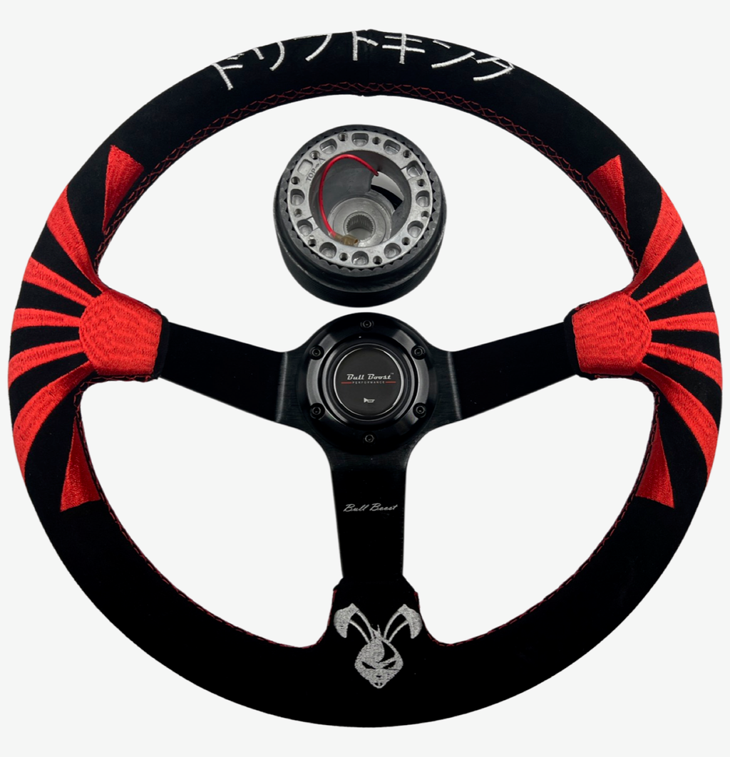 Rising Sun Steering Wheel + Hub Adapter Kit For Toyota Pickup, Corolla, 4Runner, MR2, Camry