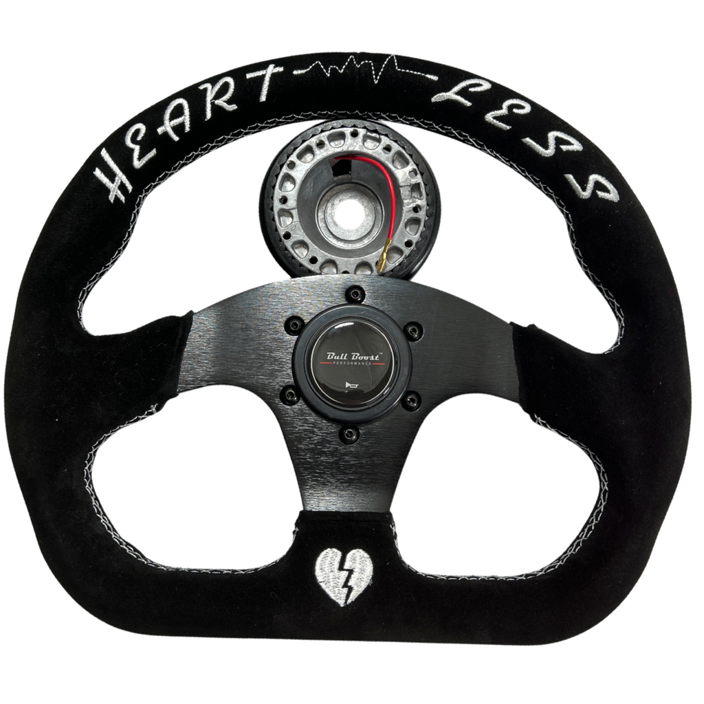 Quadro Flat Steering Wheel + Hub Adapter for Toyota Chaser KE70 AE71 AE82 AE86 Supra Corolla