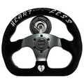 Quadro Flat Suede Steering Wheel + Short Hub Adapter Kit For Toyota Camry Corolla