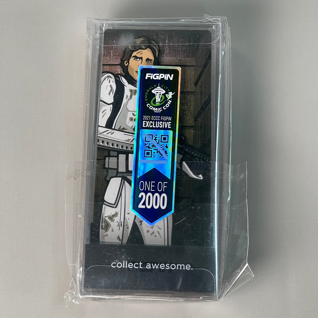 FIGPIN / DISNEY Han Solo Star Wars A New Hope Comic Con Logo Pin 833 (Locked New)
