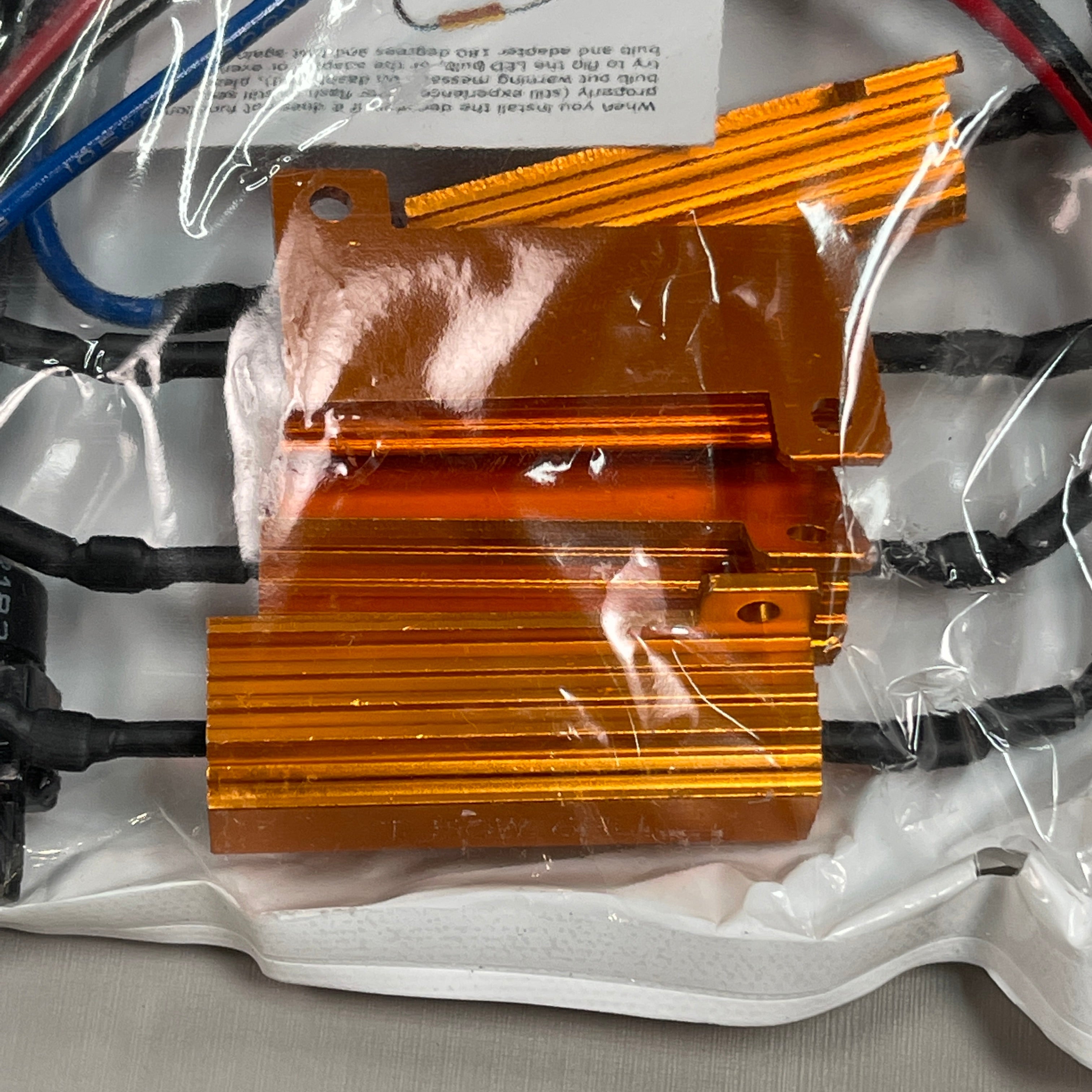 iJDMTOY LED Turn Signal/Brake Light Hyper Flash/Bulb Out Fix Wiring 3157 4157 (New)