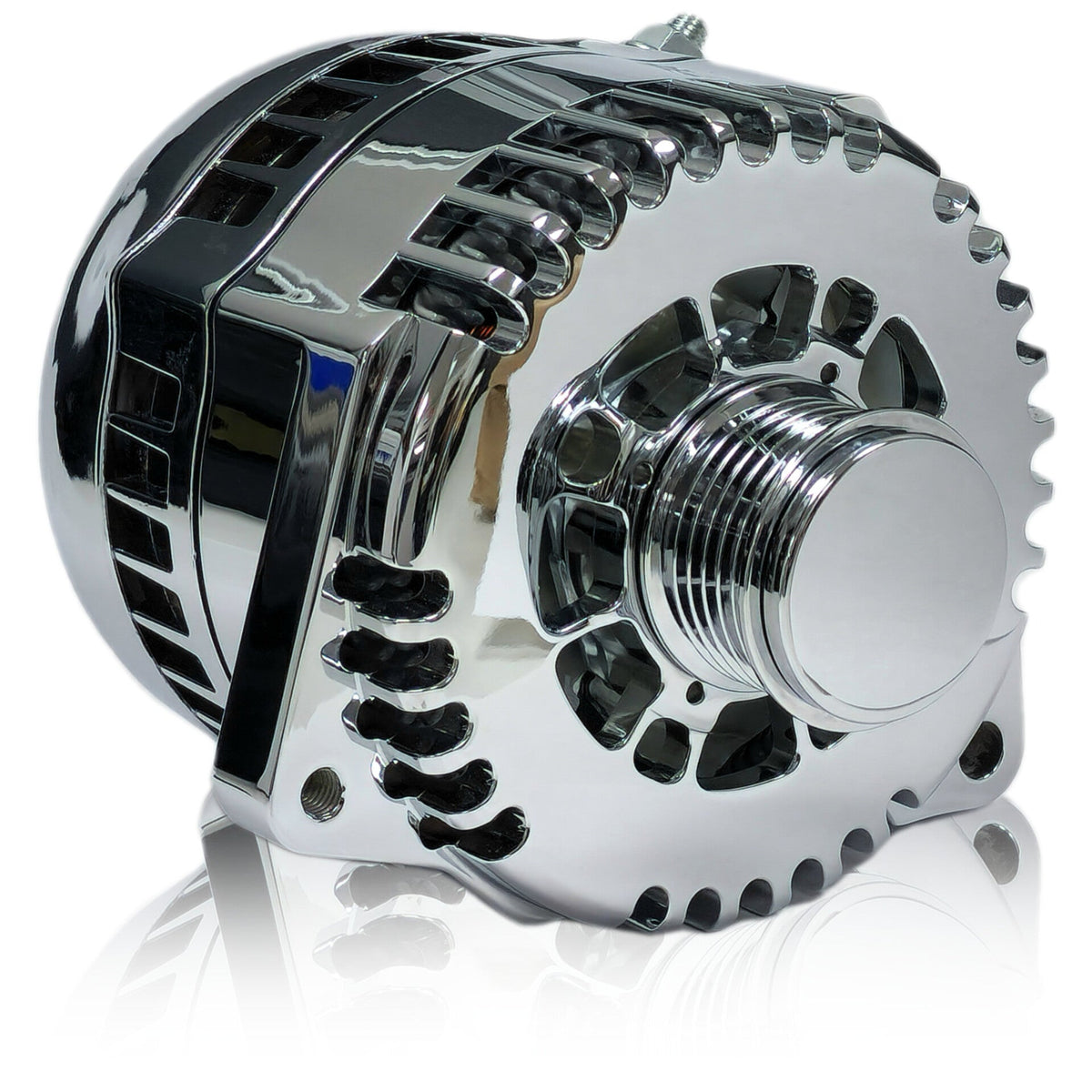 Mechman 240 Amp Billet Racing Alternator 1987-1995 GM Truck / SUV - Polished