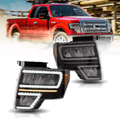 LED Headlight Assembly Reflection Bowl For 2009-2014 F150 12th Gen