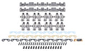 Pro Shaft Rocker Kit SBC 1.60/1.60 AFR 227/235