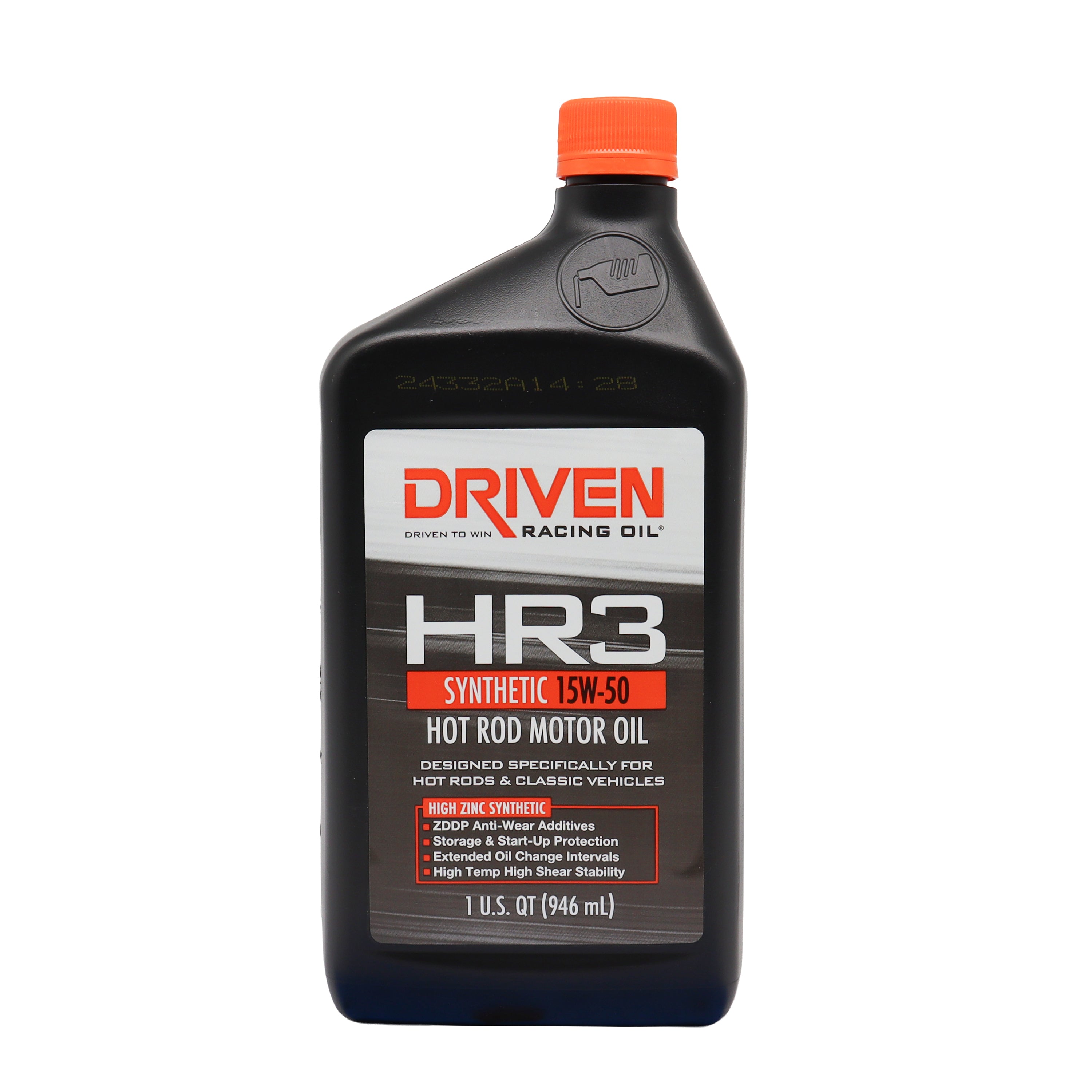 HR3 15w50 Synthetic Oil 1 Qt Bottle
