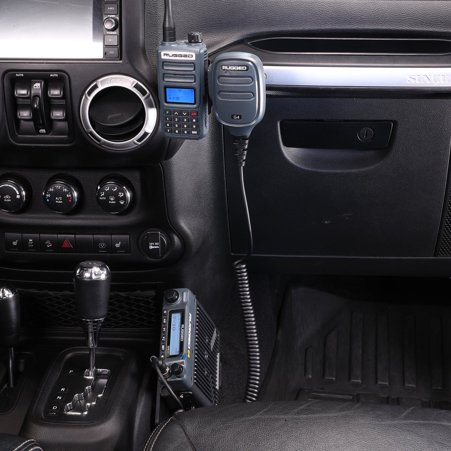 ULTIMATE GMRS Mobile Radio Kit for Wrangler JKU