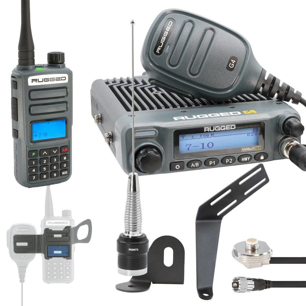 ULTIMATE GMRS Mobile Radio Kit for Wrangler JKU