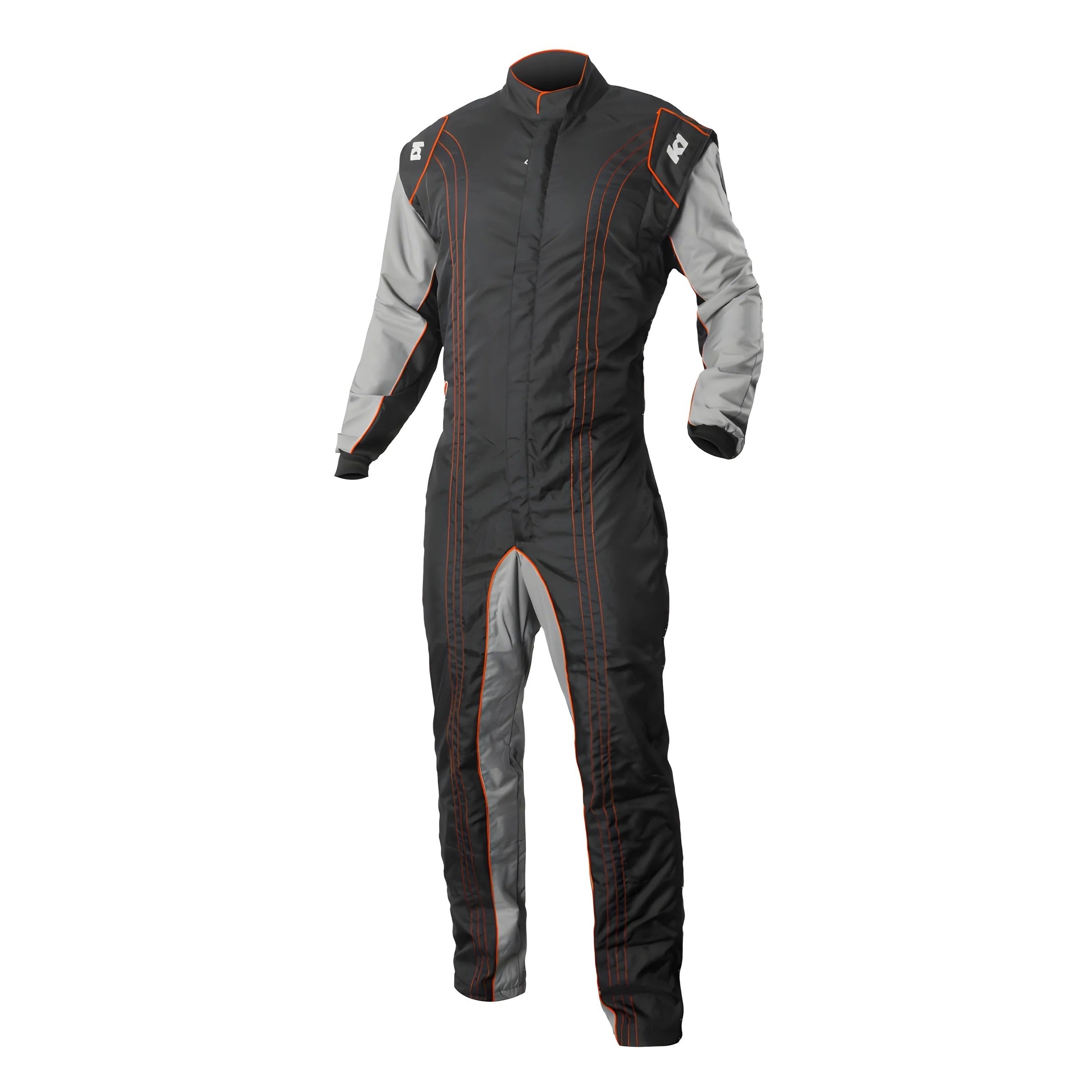 Suit Karting GK2 Adult X-Large Black/Orange