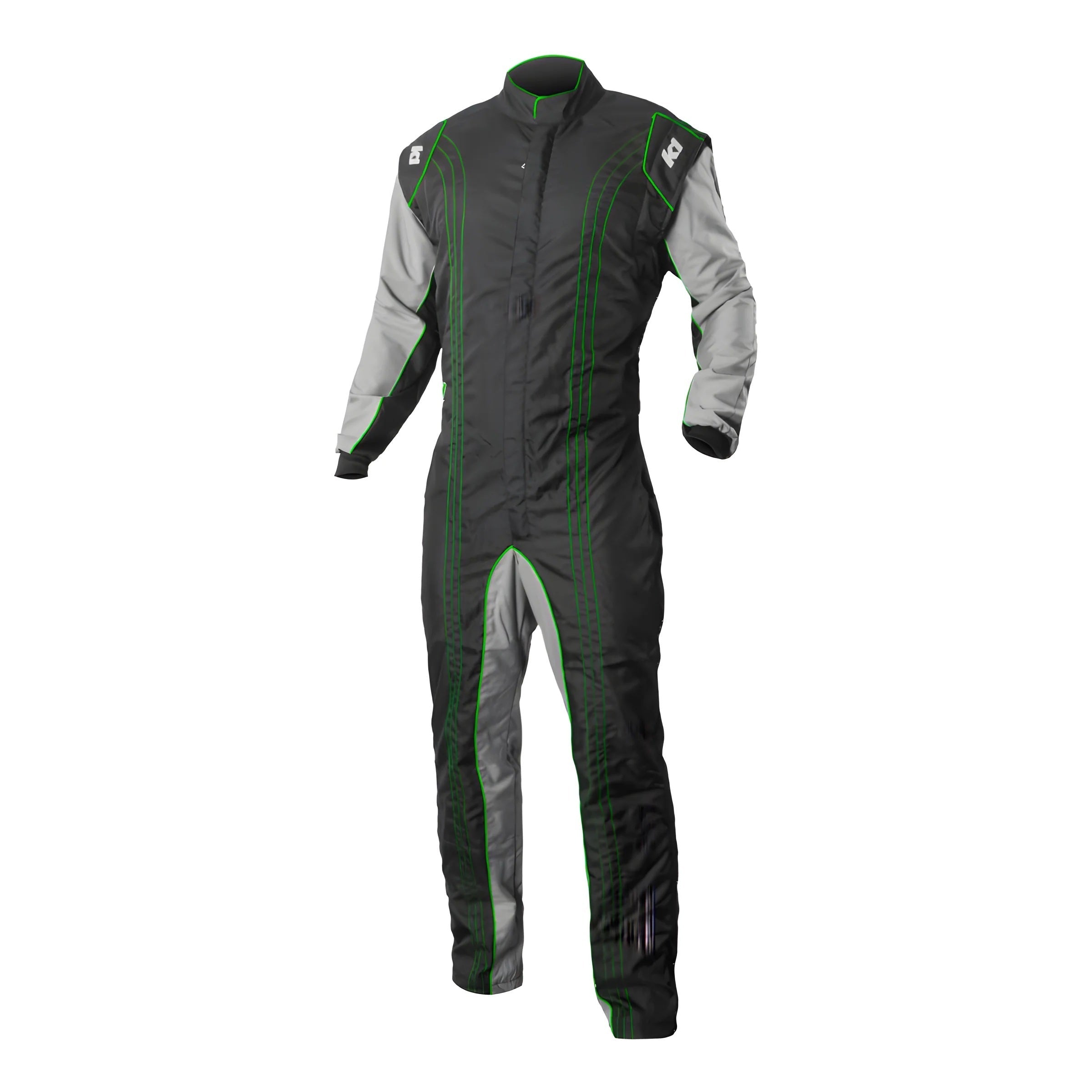 Suit Karting GK2 Adult 3X-Large Black/Green