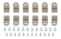 3/8in Stainless Steel Single Line Clamps 12Pk