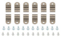 1/2in Stainless Steel Single Line Clamps 12Pk