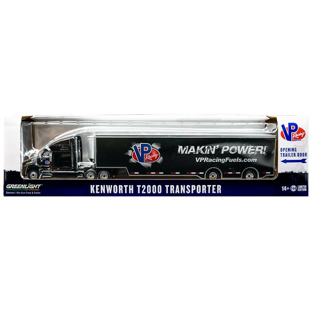 VP Racing 'Makin Power!' T2000 Kenworth Transporter Diecast by Greenlight Collectibles