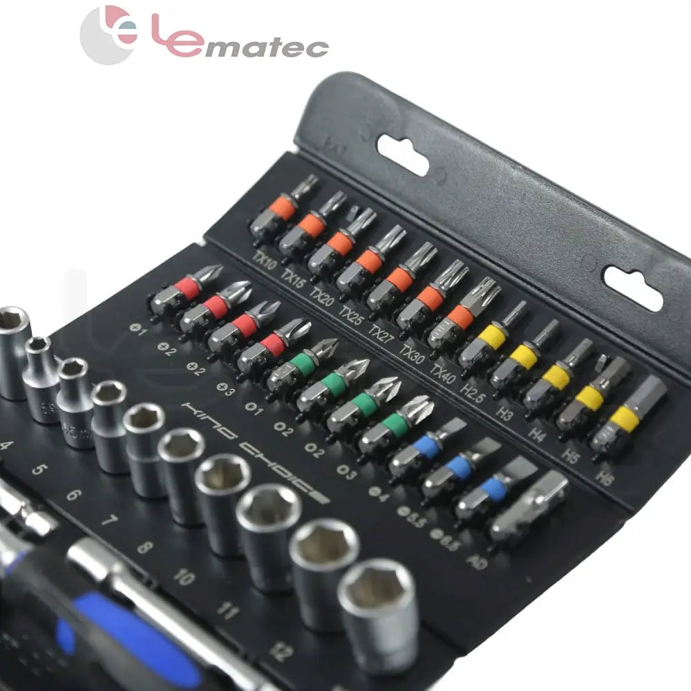 LE-RF237 37PCS 1/4" Drive Socket & Bit Set – Complete Kit