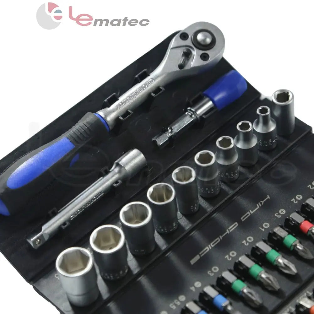 LE-RF237 37PCS 1/4" Drive Socket & Bit Set – Complete Kit